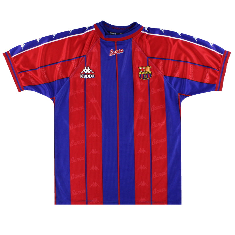 1997-98 Barcelona Kappa Home Shirt *As New* M Football Shirt