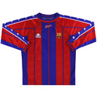 1997-98 Barcelona Kappa Match Issue Home Shirt L/S #12 S Football Shirt