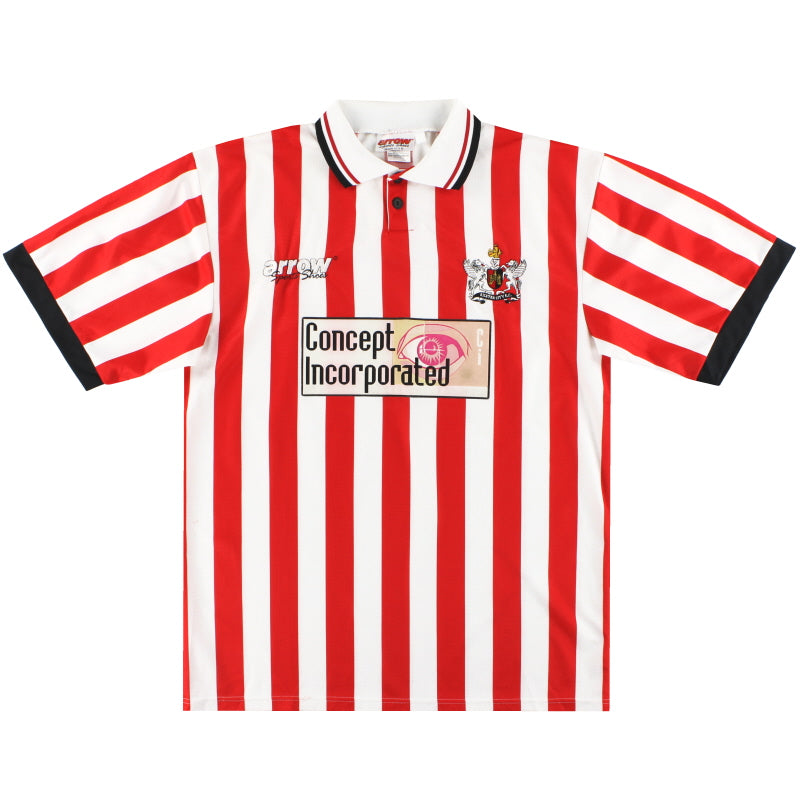 1997-98 Exeter Home Shirt L Football Shirt