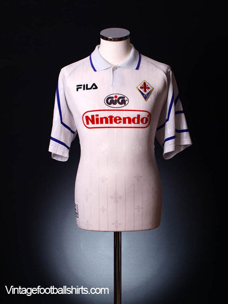 1997-98 Fiorentina Away Shirt L Football Shirt