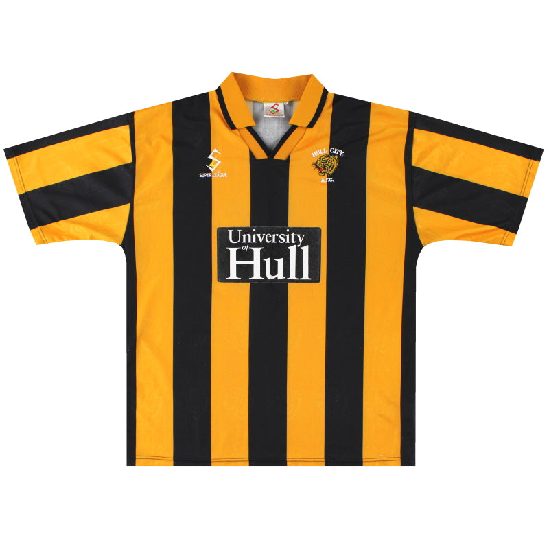 1997-98 Hull City Home Shirt L Football Shirt