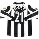 1997-98 Juventus Kappa Centenary Home Shirt Zidane #21 L/S XL Football Shirt