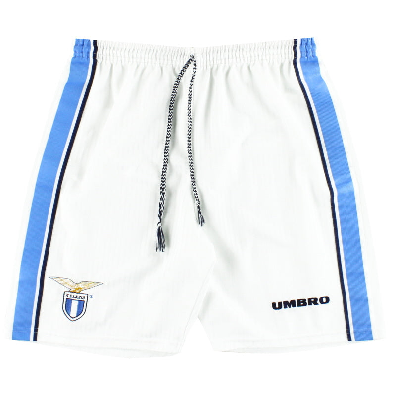 1997-98 Lazio Umbro Home Shorts L Football Shorts