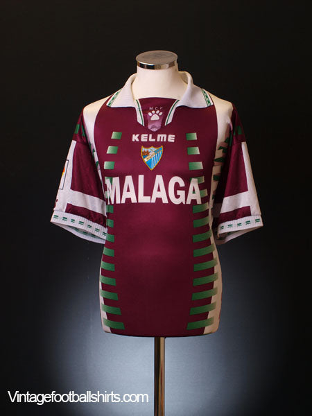 1997-98 Malaga Away Shirt XL Football Shirt