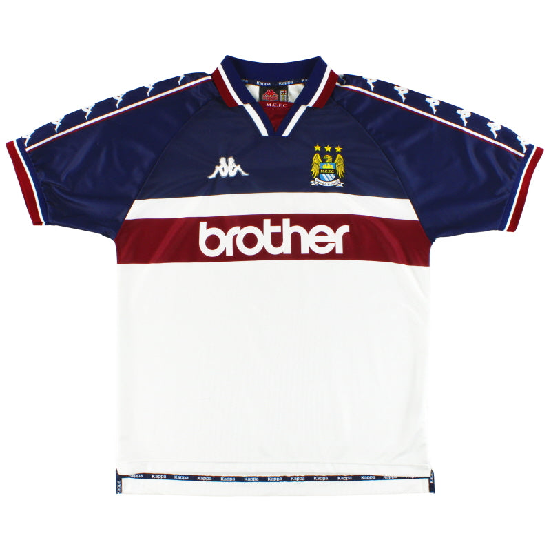 1997-98 Manchester City Kappa Away Shirt XL Football Shirt