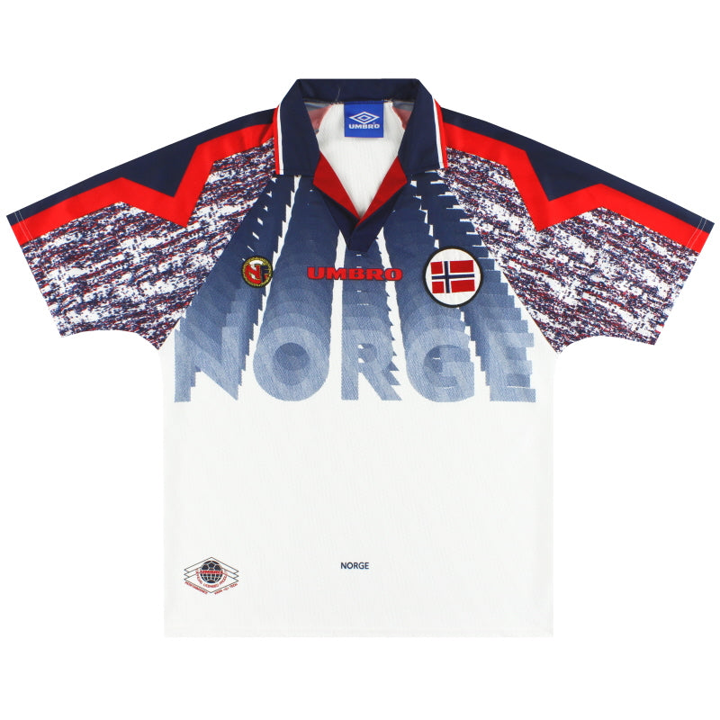 1997-98 Norway Umbro Away Shirt M Football Shirt