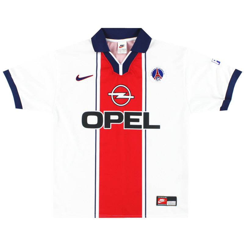 1997-98 Paris Saint-Germain Nike Away Shirt *Mint* M Football Shirt