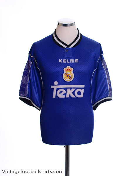 1997-98 Real Madrid Away Shirt XL Football Shirt