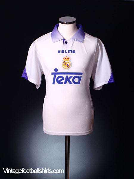 1997-98 Real Madrid Home Shirt XL Football Shirt