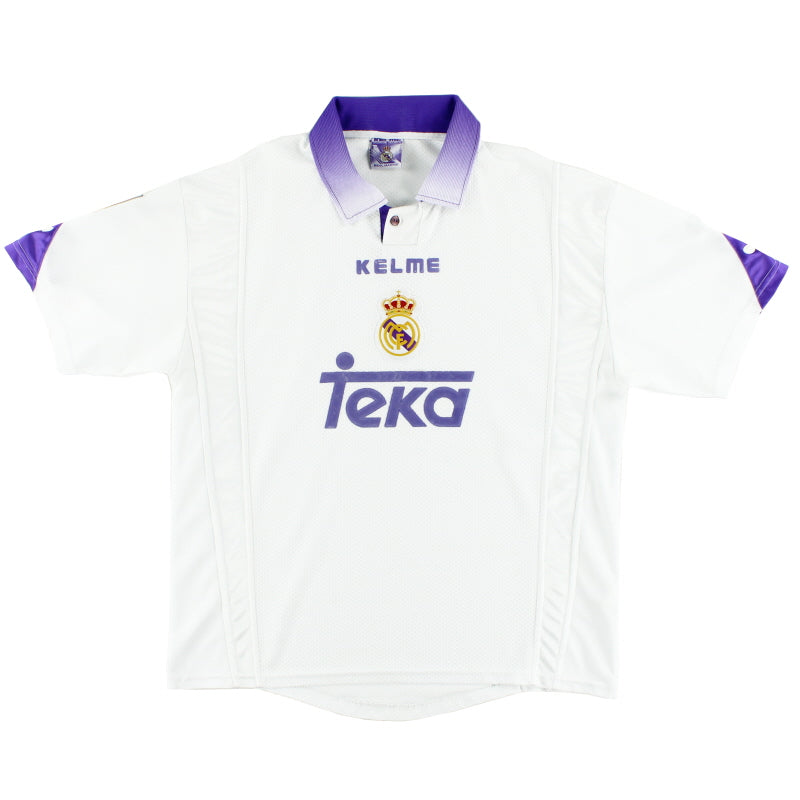 1997-98 Real Madrid Kelme Home Shirt *BNIB* XS Football Shirt