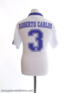 1997-98 Real Madrid Home Shirt Roberto Carlos #3 *BNWT* XS Football Shirt