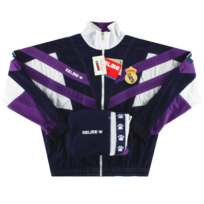 1997-98 Real Madrid Kelme Tracksuit *w/tags* M Tracksuit