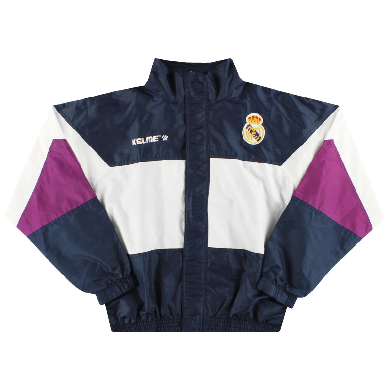 1997-98 Real Madrid Kelme Training Rain Coat M Jacket