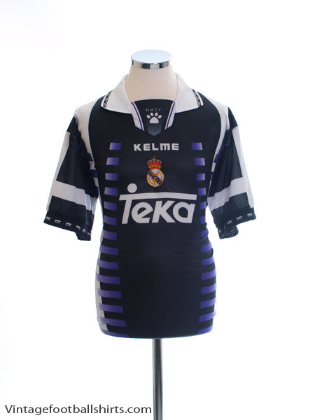 1997-98 Real Madrid Third Shirt M Football Shirt