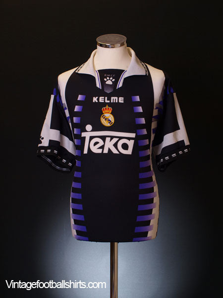 1997-98 Real Madrid Third Shirt L Football Shirt