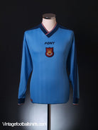 1997-98 West Ham Away Shirt L/S XL Football Shirt