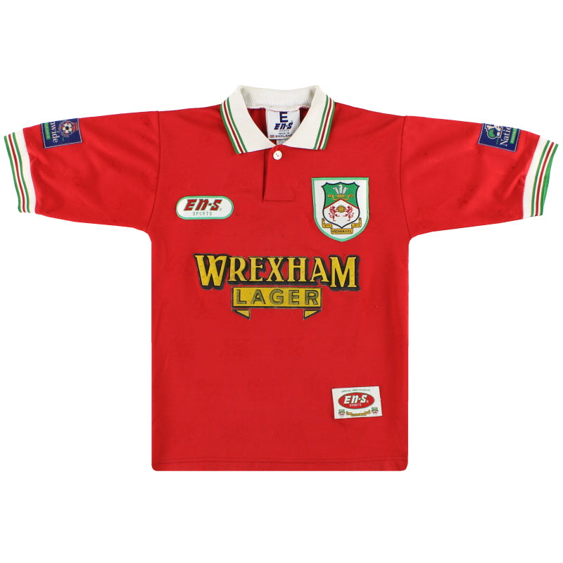 1997-98 Wrexham Home Shirt S.Boys Football Shirt