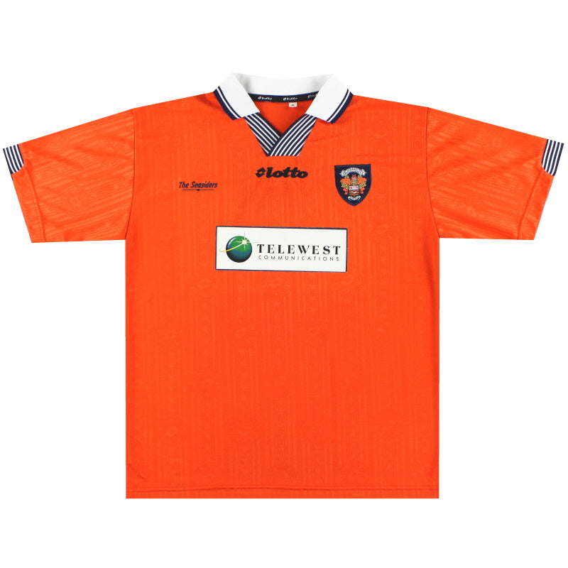 1997-99 Blackpool Lotto Home Shirt XL Football Shirt