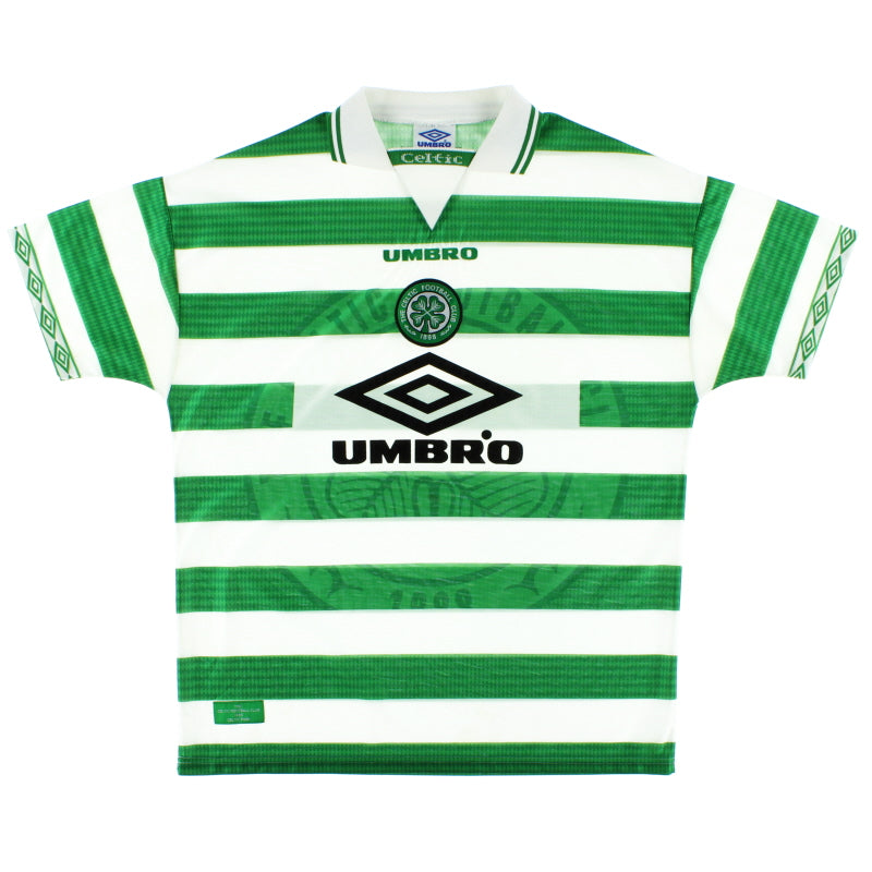 1997-99 Celtic Umbro Home Shirt M Football Shirt