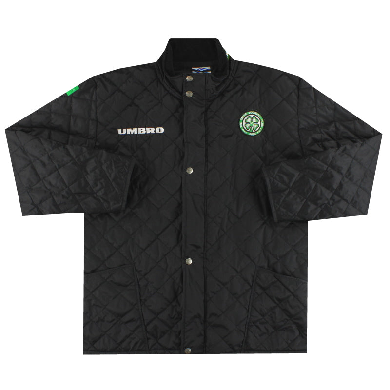 1997-99 Celtic Umbro Quilted Coat *Mint* L Jacket