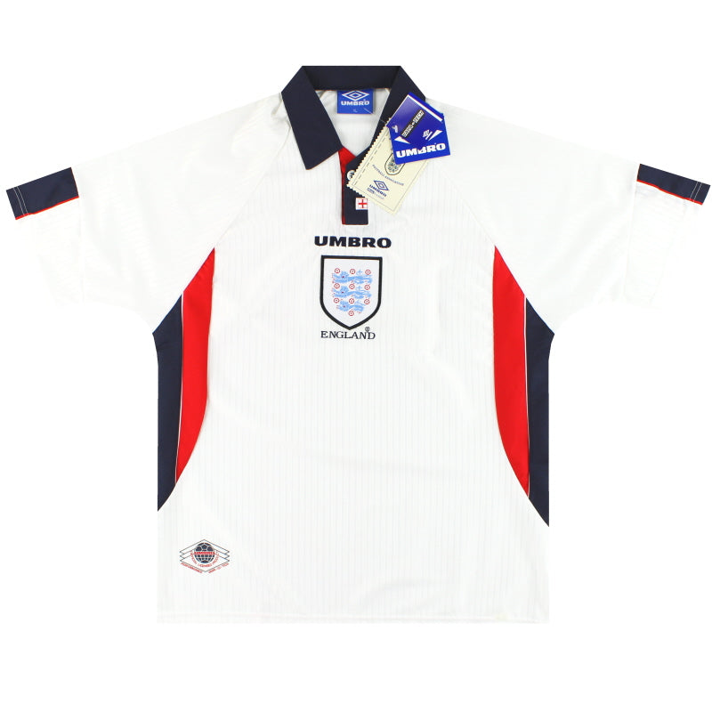 1997-99 England Umbro Home Shirt *w/tags* XL Football Shirt