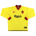 1997-99 Liverpool Reebok Away Shirt *Mint* L/S XL Football Shirt