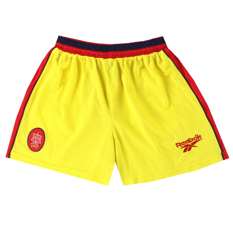 1997-99 Liverpool Reebok Away Shorts M Football Shorts