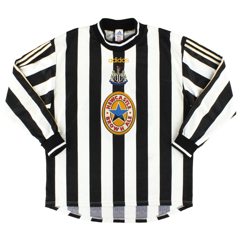 1997-99 Newcastle adidas Home Shirt L/S XL Football Shirt