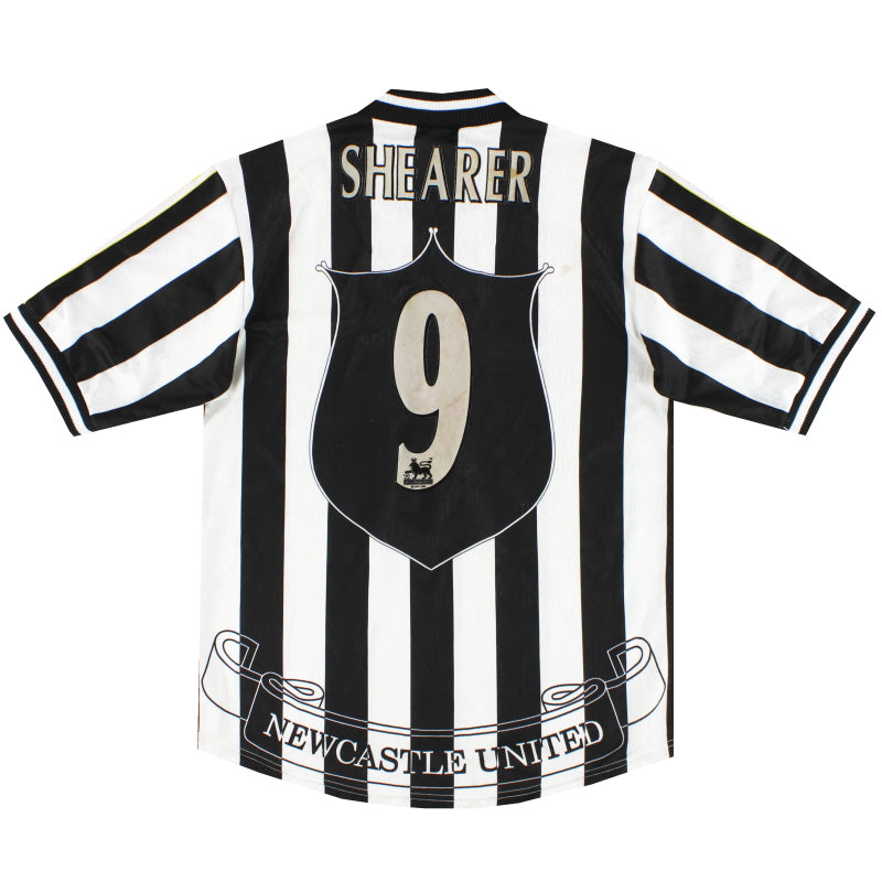 1997-99 Newcastle adidas Home Shirt Shearer #9 M Football Shirt