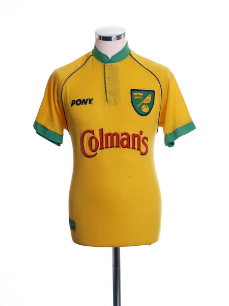 1997-99 Norwich City Home Shirt S Football Shirt