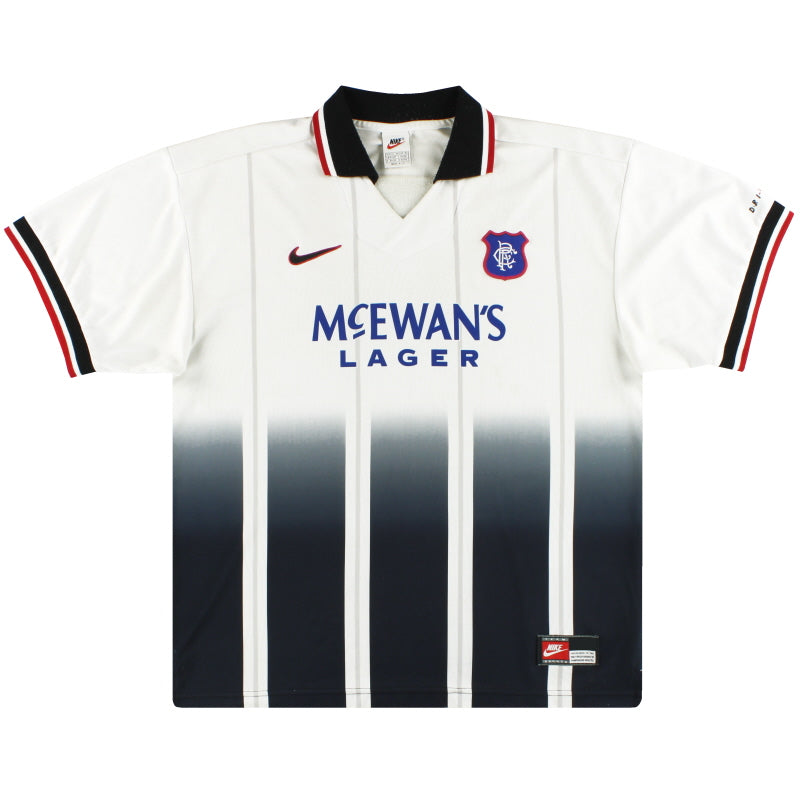 1997-99 Rangers Nike Away Shirt XL Football Shirt