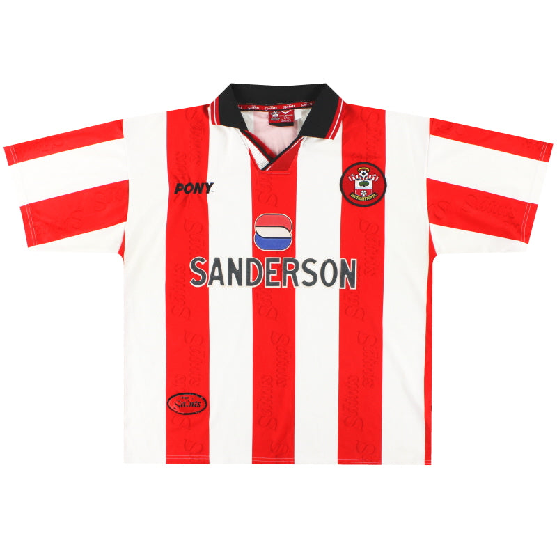 1997-99 Southampton Pony Home Shirt XL Football Shirt