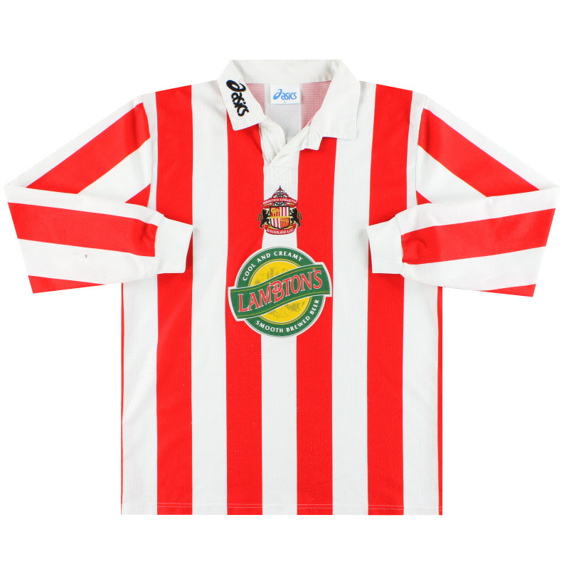 1997-99 Sunderland Asics Home Shirt L/S L Football Shirt