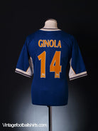 1997-99 Tottenham Away Shirt Ginola #14 L Football Shirt