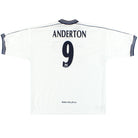 1997-99 Tottenham Pony Home Shirt Anderton #9 XL Football Shirt