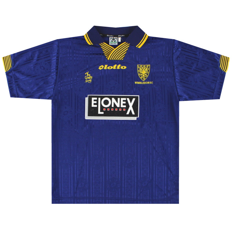 1997-99 Wimbledon Lotto Home Shirt *As New* S Football Shirt