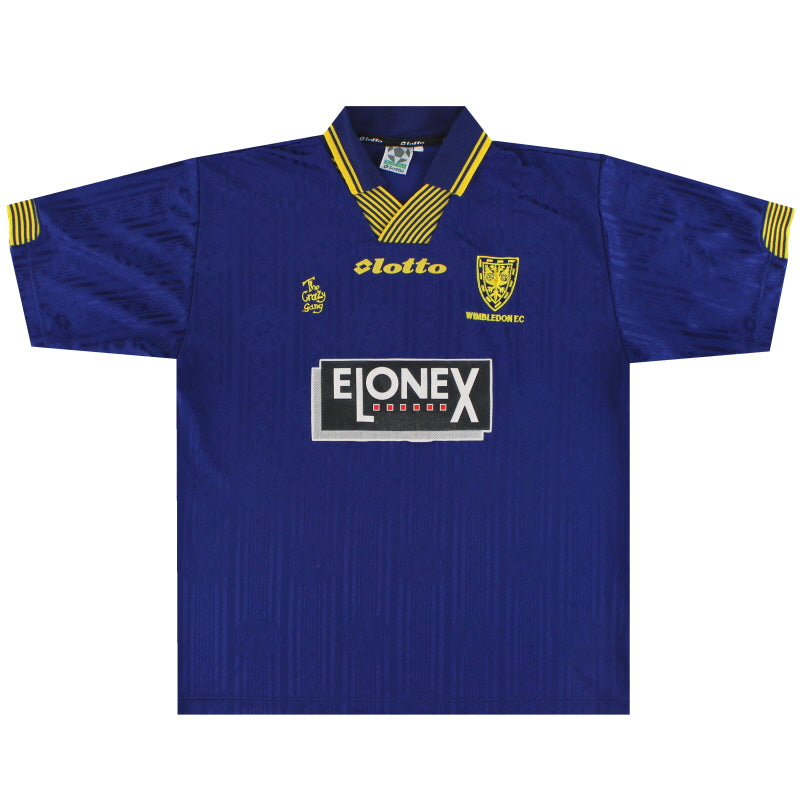 1997-99 Wimbledon Lotto Home Shirt M Football Shirt