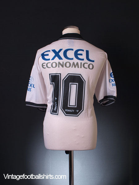 1997 Corinthians Home Shirt #10 (Edílson) XL Football Shirt