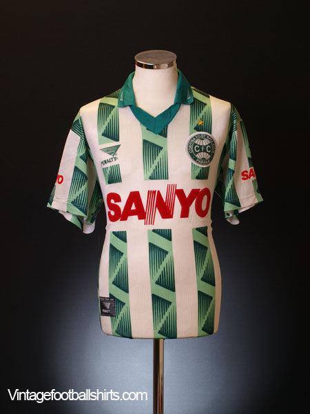 1997 Coritiba Away Shirt #10 L Football Shirt