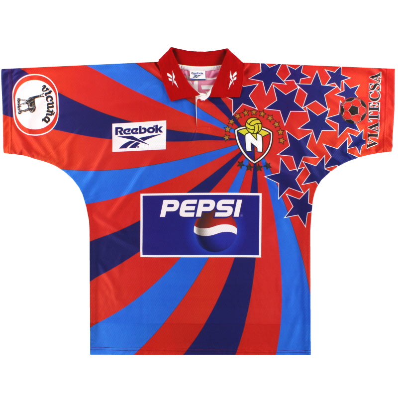 1997 El Nacional Reebok Home Shirt *Mint* L Football Shirt