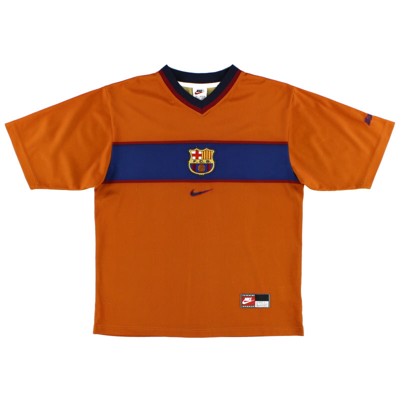 1998-00 Barcelona Nike Basic Third Shirt S Football Shirt