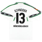 1998-00 Borussia Monchengladbach Reebok Player Issue Home Shirt Schneider #13 L Football Shirt