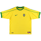 1998-00 Brazil Nike Home Shirt L Football Shirt