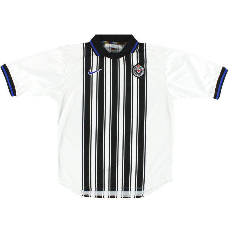 1998-00 FK Partizan Nike Home Shirt *As New* L Football Shirt