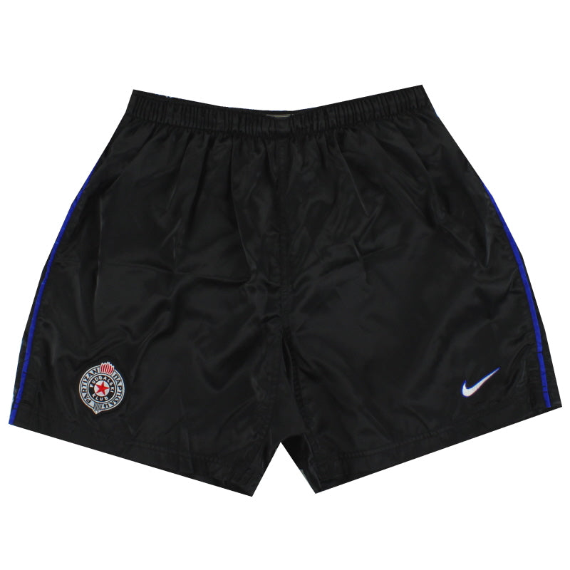 1998-00 FK Partizan Nike Home Shorts *As New* M Football Shorts