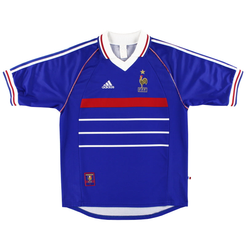 1998-00 France adidas Home Shirt XL Football Shirt