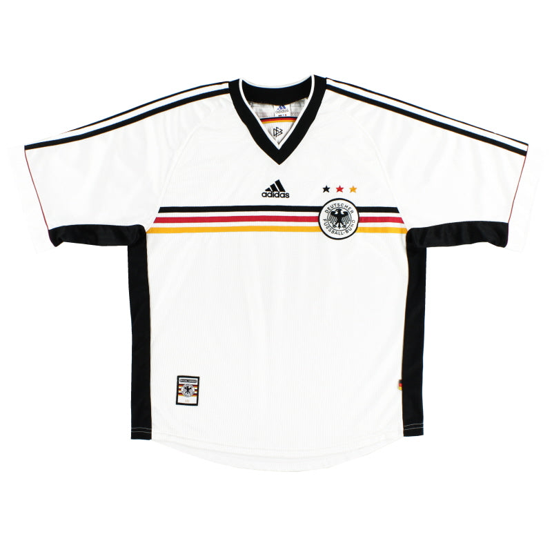 1998-00 Germany adidas Home Shirt L Football Shirt