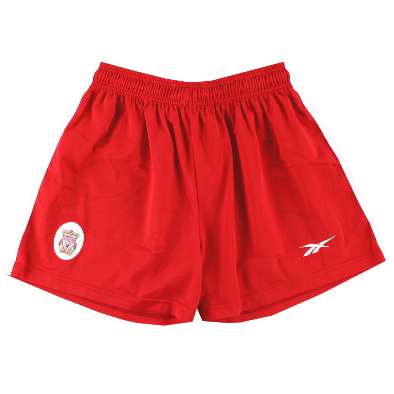 1998-00 Liverpool Reebok Home Shorts *Mint* L Football Shorts