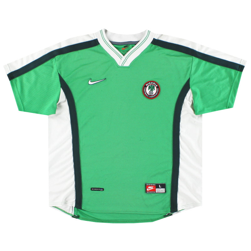 1998-00 Nigeria Nike Home Shirt *Mint* M Football Shirt