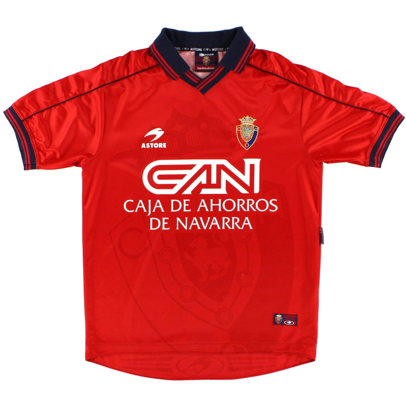 1998-00 Osasuna Home Shirt M Football Shirt